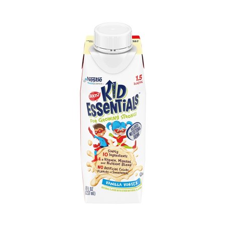 BOOST Kid Essentials 1.5 Vanilla Pediatric Oral Supplement / Tube Feeding Formula, 8 oz. Carton, PK 24 00043900585413
